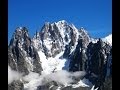 Climbing the petit dru chamonix mt blanc