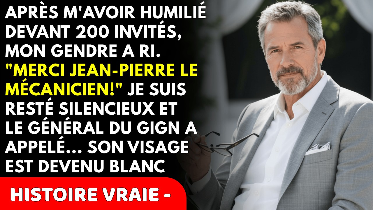 Mon Gendre a Dit aux Invités 'C'est Juste Un Mécanicien' — Puis Le Général du GIGN a Appelé Po...