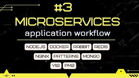 Application workflow for nodejs microservices.
