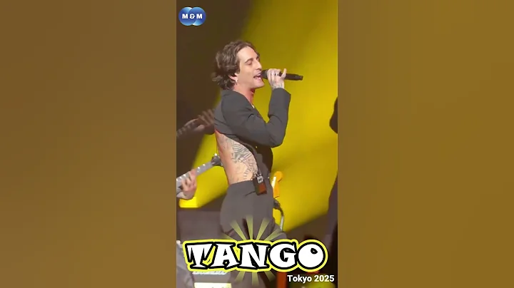 Damiano David Tango in Japan (Tokyo 2025) #Shorts