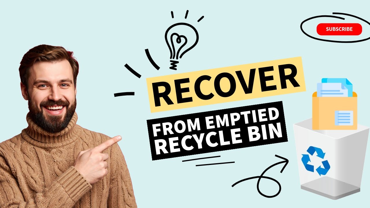 How to Recover Deleted Files from Recycle Bin - YouTube