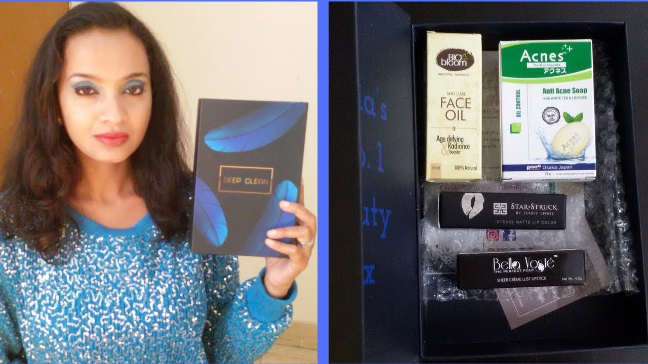 Sunny Leone Lipstick Incl. 2600/- Worth Products in Glamego Feb 2019 box