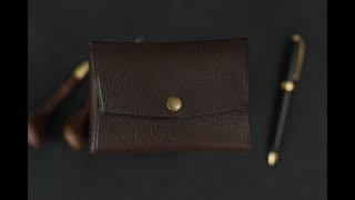 Leather Wallet/Cardholder. Easy DIY