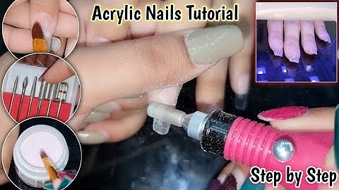 Acrylic Nails Fullset For Beginners | Nails Step-by-Step | Acrylic Nails Tutorial...