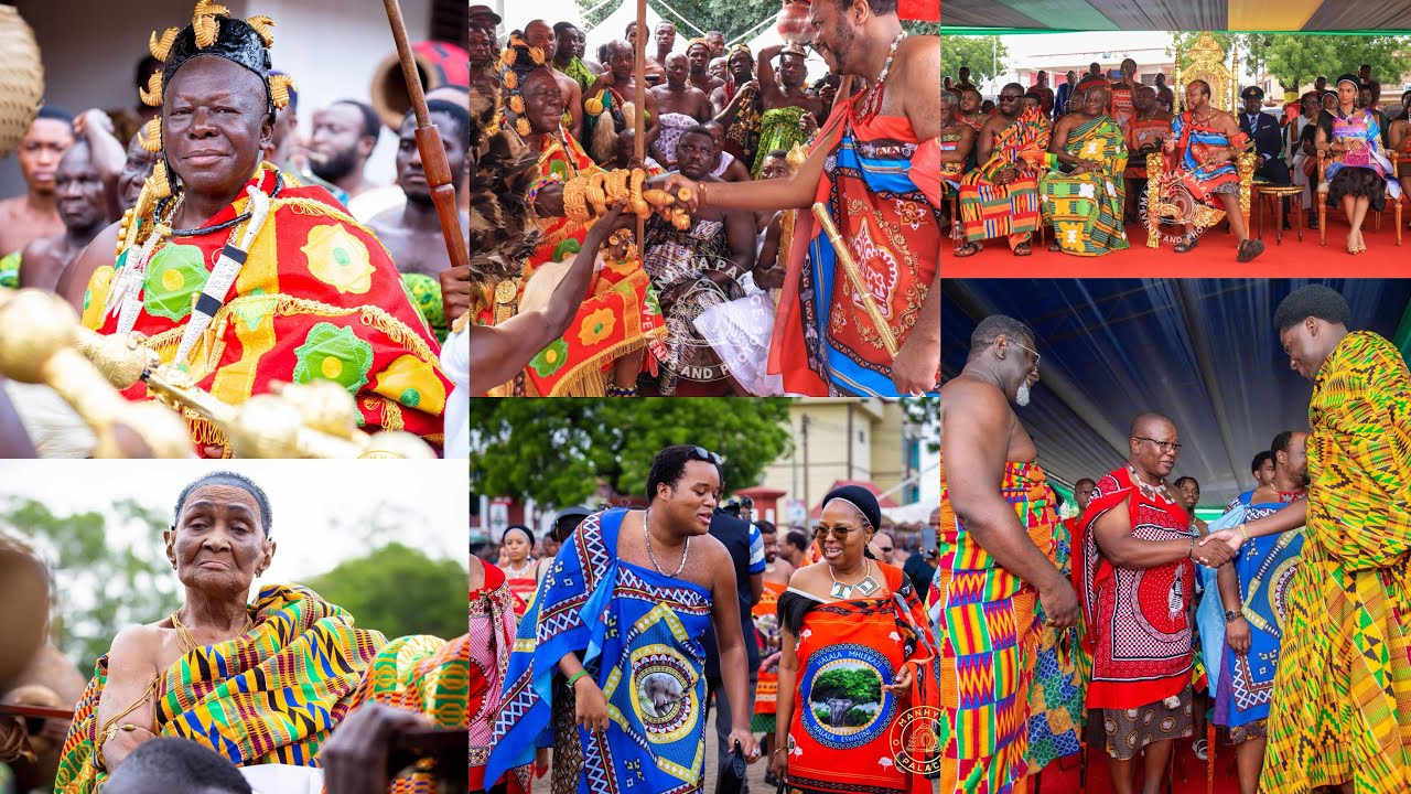 WATCH: Otumfuo Osei Tutu II Hosts King Mswati III of Eswatini | Grand Durbar at Manhyia Palace