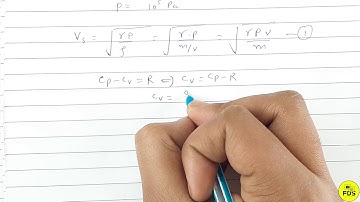 HC VERMA SOLUTION | Specific Heat Capacity of gases | Chapter 27 | Question 33 | Free Doubt Solution