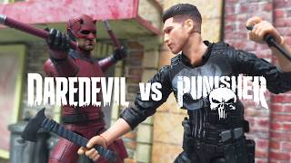 Daredevil vs The Punisher (STOP MOTION)
