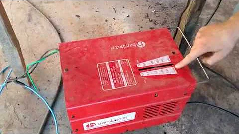 Como saber a amperagem da máquina de solda?