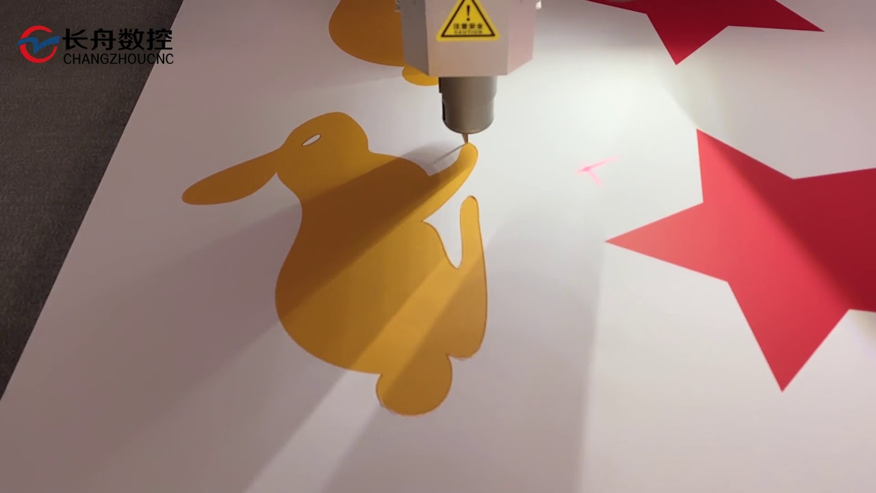 KT Board Cardboard Digital Cutting Machine With CCD Camera