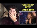 Mariah Carey - Emotions (MTV Unplugged) | REACTION