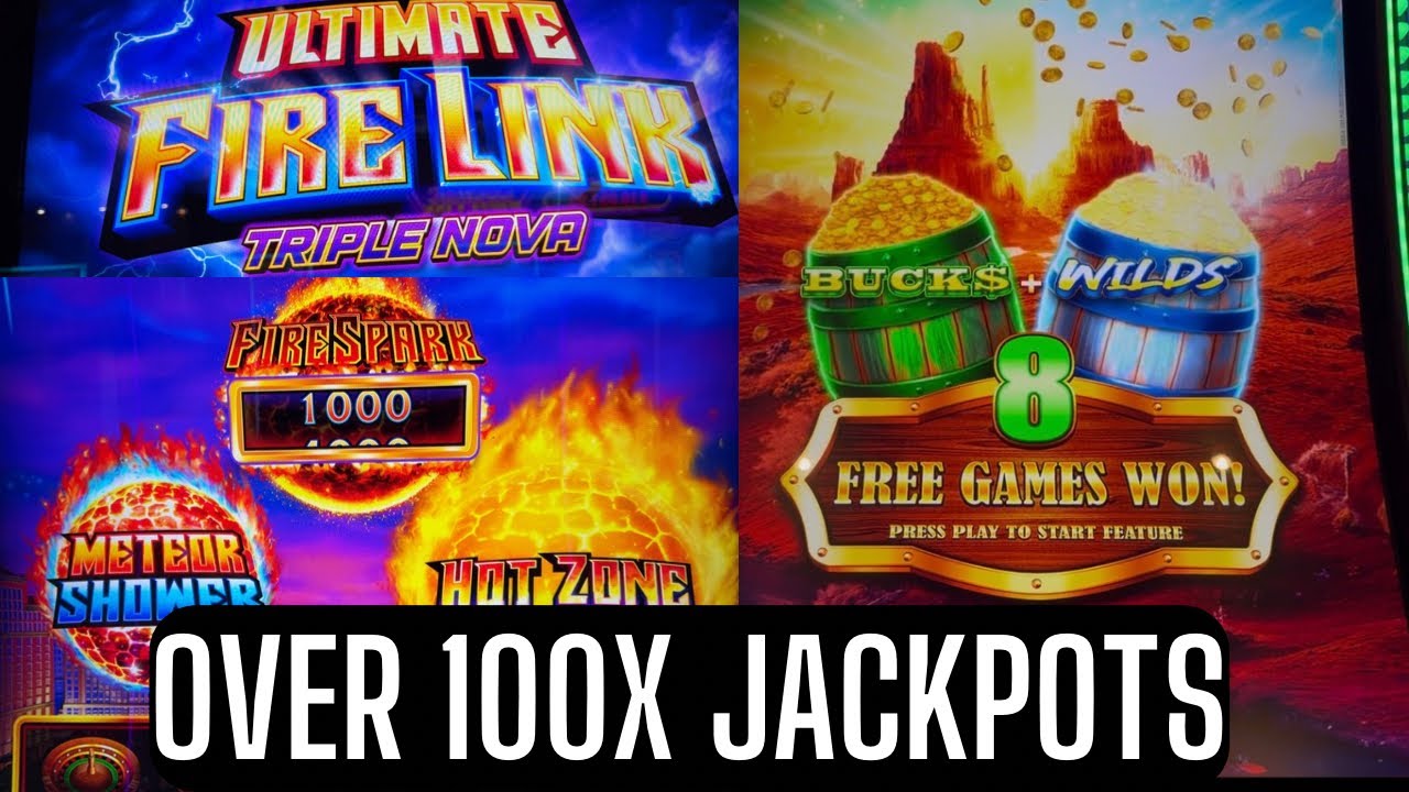 56 Free Spins On Buffalo 🦬 Jackpot on Triple Nova Ultimate Fire Link 🔥 