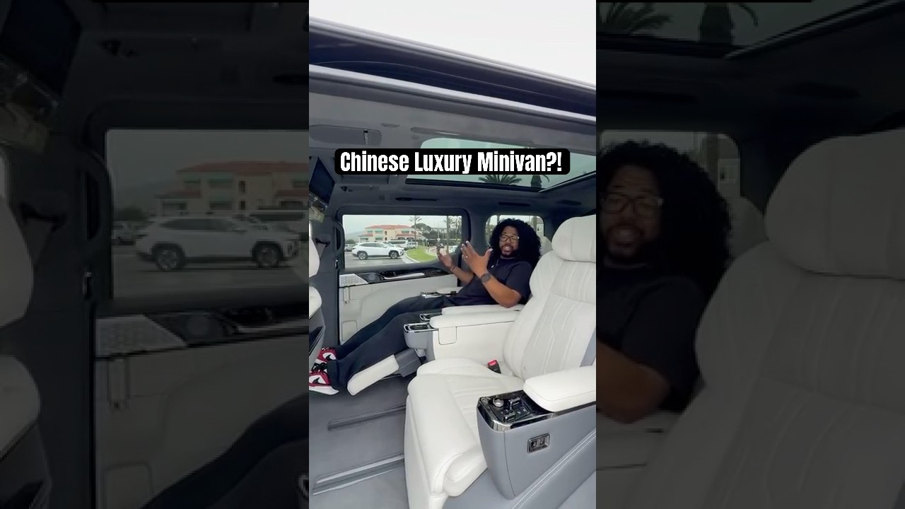 I want this Chinese Luxury minivan! 😭