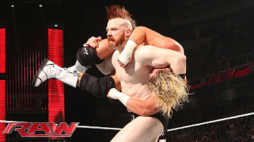 Sheamus returns with a surprise assault on Dolph Ziggler and Daniel Bryan: Raw, March 30, 2015