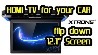 Xtrons Overhead flip down Monitor 12.1' HD TV for your car
