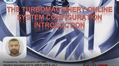 Turbomachinery Online System Configuration