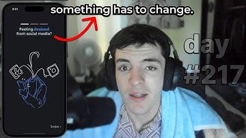 watch me end doomscrolling by building an app (day 217 build log)