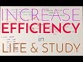 Efficiency and Time Management for Pre-Meds and Medical Students