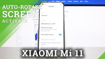 How to Turn on Rotate Screen on XIAOMI Mi 11 - Activate Rotate Screen