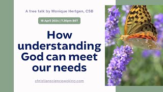 How understanding God can meet our needs