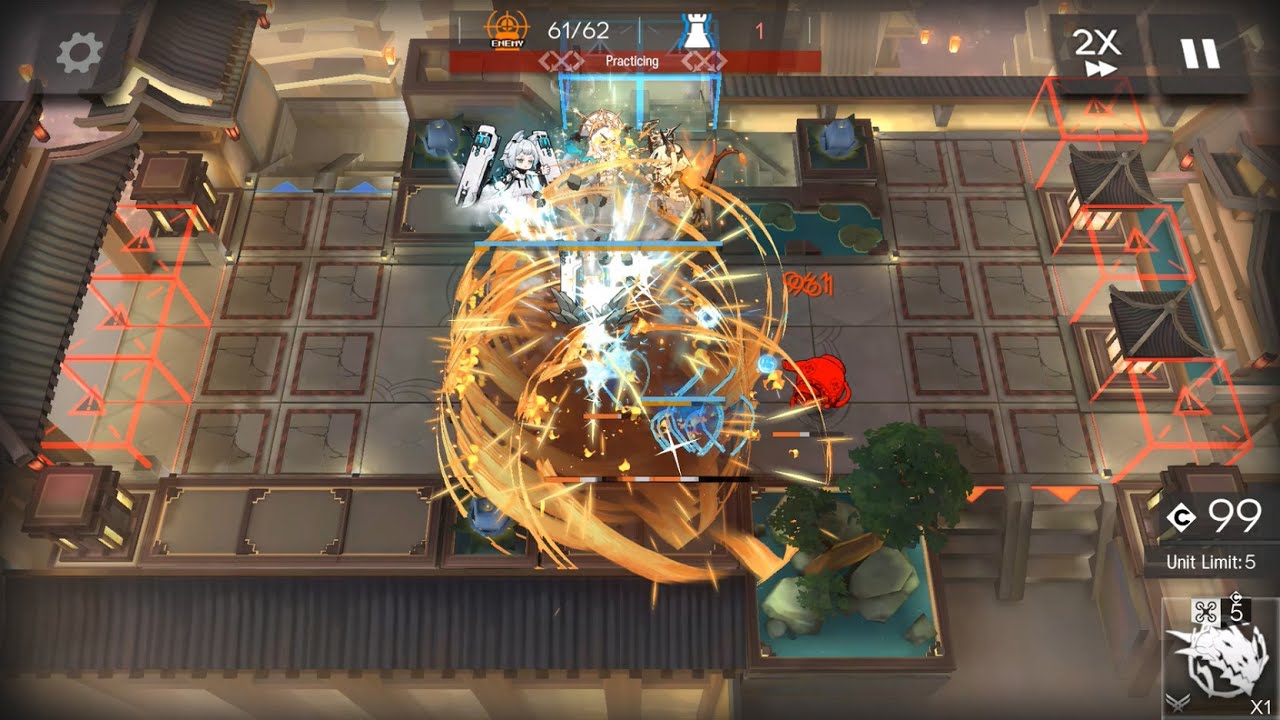 [Arknights] [IW-EX-3] (rerun) (Challenge Mode) 4 OP team with Reed2 ...