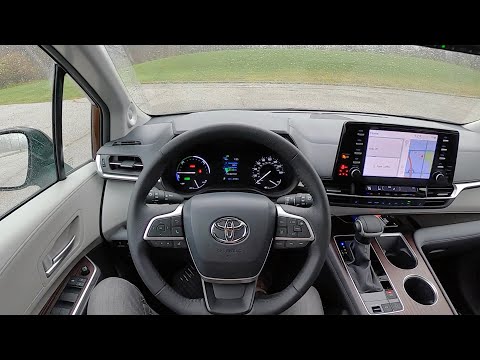 2021 Toyota Sienna XLE AWD Hybrid - POV First Impressions 