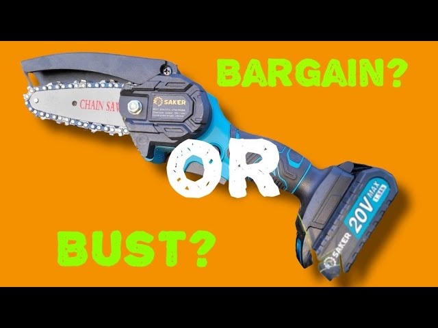 🔥🌳 Unleash the Power: Saker Mini Chainsaw Test & Review 🛠️, Lightw