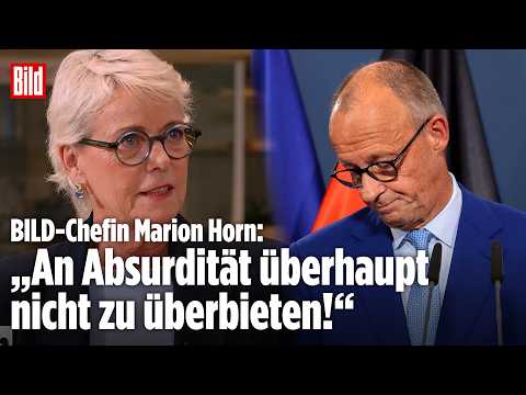 WAHL-KRIMI: „Kanzler wird zum Steigbügelhalter der Extremisten“ | BILD-Chefin Marion Horn zu Wahlen