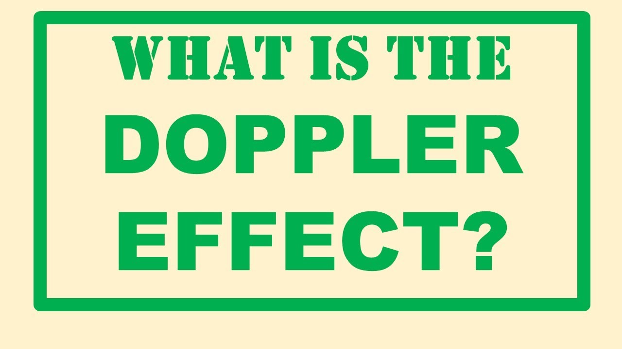 WHAT IS THE DOPPLER EFFECT GCSE IGCSE PHYSICS AQA EDEXCEL CIE What is the doppler effect gcse igcse physics aqa edexcel cie