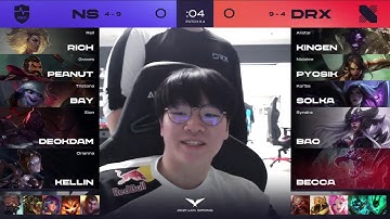 LCK Match 70  NS vs. DRX Game 1 | LCK Spring 2021 W8D2 Nongshim Redforce vs. DragonX G1