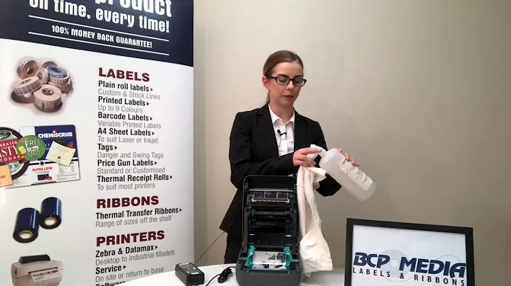 BCP Media - How to Clean the Printhead on a Zebra GK420T Desktop Printer