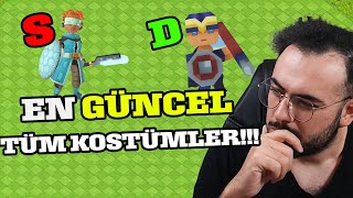 BU VİDEOYU İZLEMEDEN SKİN ALMA!!(TÜM KOSTÜMLER ANİMASYONLAR) (CLASH OF CLANS)