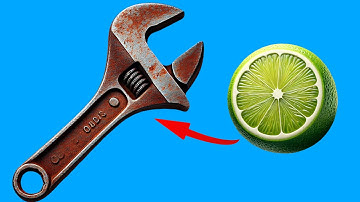 Removing Rust from Anything Using Only Lemon, Amazing Trick