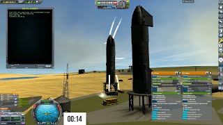 Starship | SN9 | High-Altitude Flight Test | KSP kOS Recreation