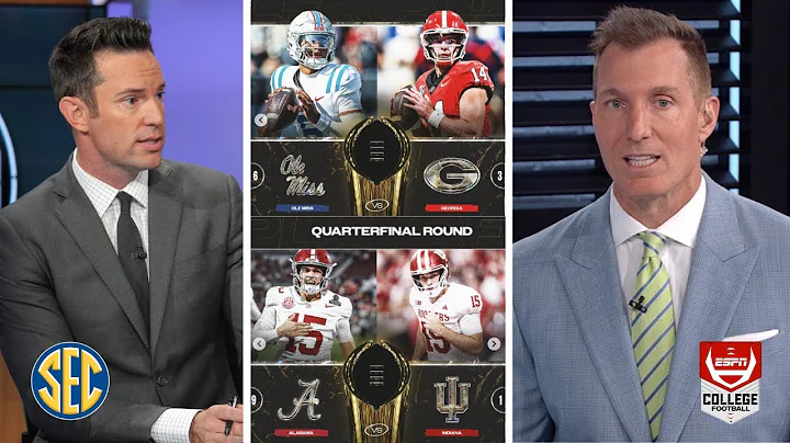 SEC Now | Chris Doering "Breaking Down" CFP Quarterfinal: Alabama vs Indiana; Georgia vs Ole Miss?