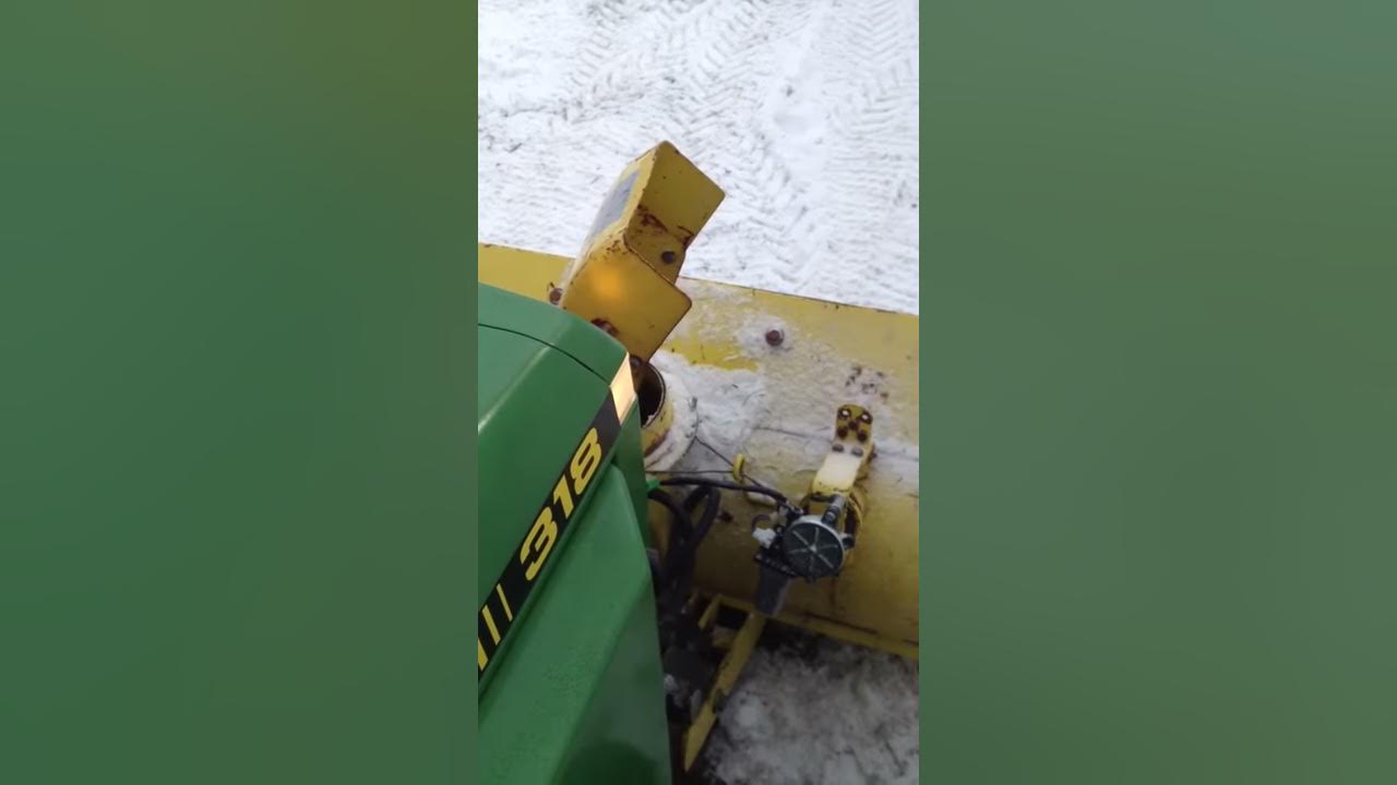 Model 49 snowblower powered chute - YouTube
