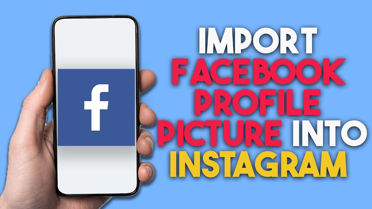 How To Import Facebook Profile Picture Into Instagram iPhone Fast