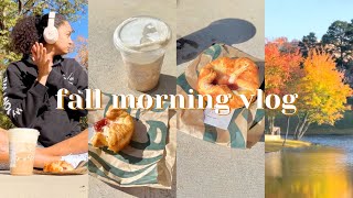 6 a.m. fall morning vlog | exams, scenic walks, starbucks