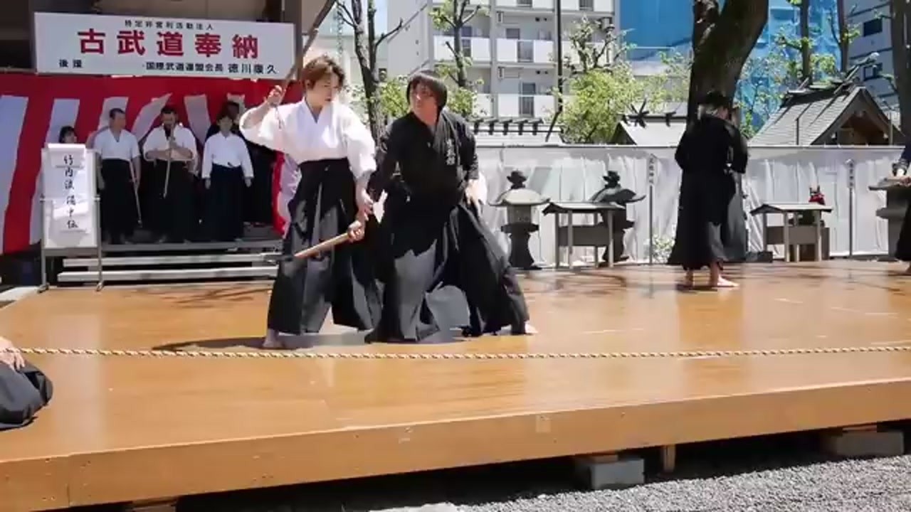 Takenouchi-ryū, Kameido Katori Jinja 2016 (12)
