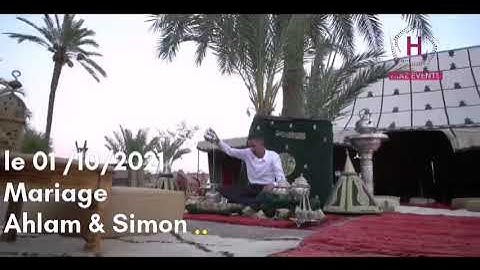 Ahlam & Simon mariage mariage mille et une nuit a @marrakech by hiaz events