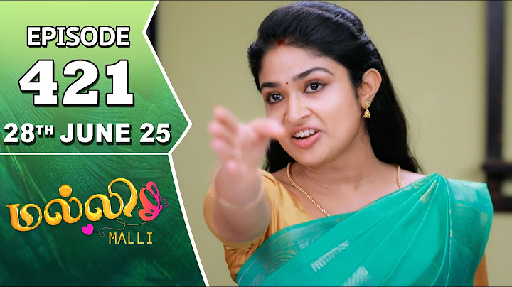 Malli Serial | Episode 421 | 28th June 2025 | Nikitha | Vijay | Saregama Dice TV Shows Tamil