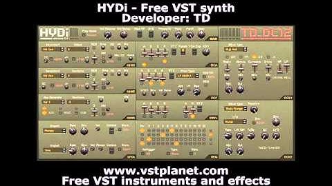HYDi - Free VST synth - vstplanet.com