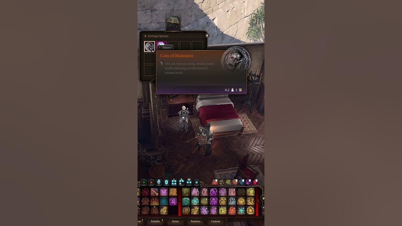 What Can You Do With Coin of Mammon in Baldurs Gate 3? Also A Very Rare Helmet YouTube
