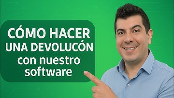 Como hacer una devolución en un software de venta o punto de venta
