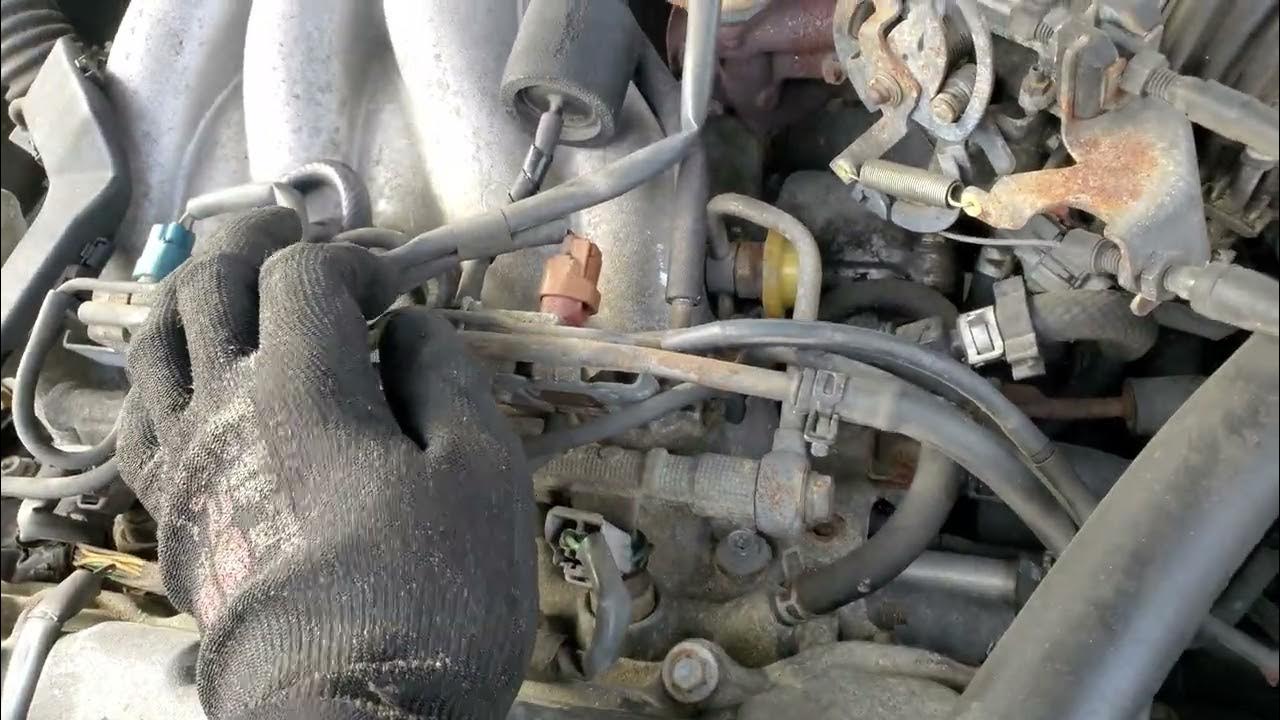 97 toyota camry evap system locations p0446 p0441 - YouTube