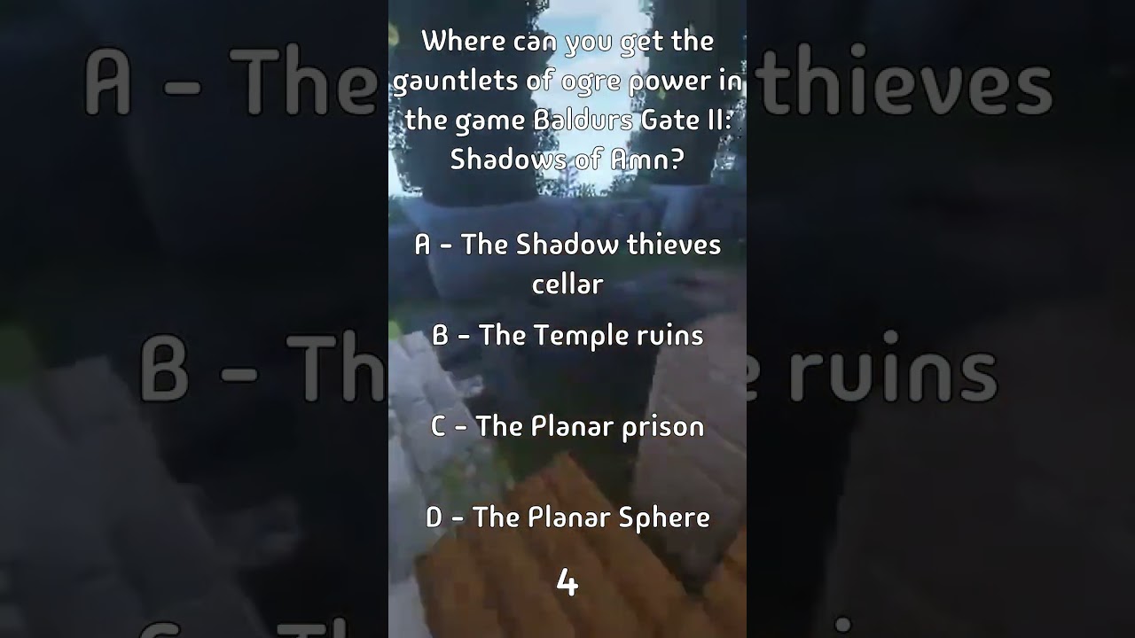 Where can you get the gauntlets of ogre power in the game Baldurs Gate II: Shadows of Amn?