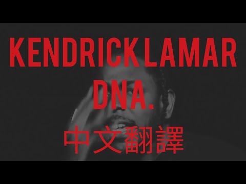 Kendrick Lamar - DNA. "基因" 中文翻譯 lyrics