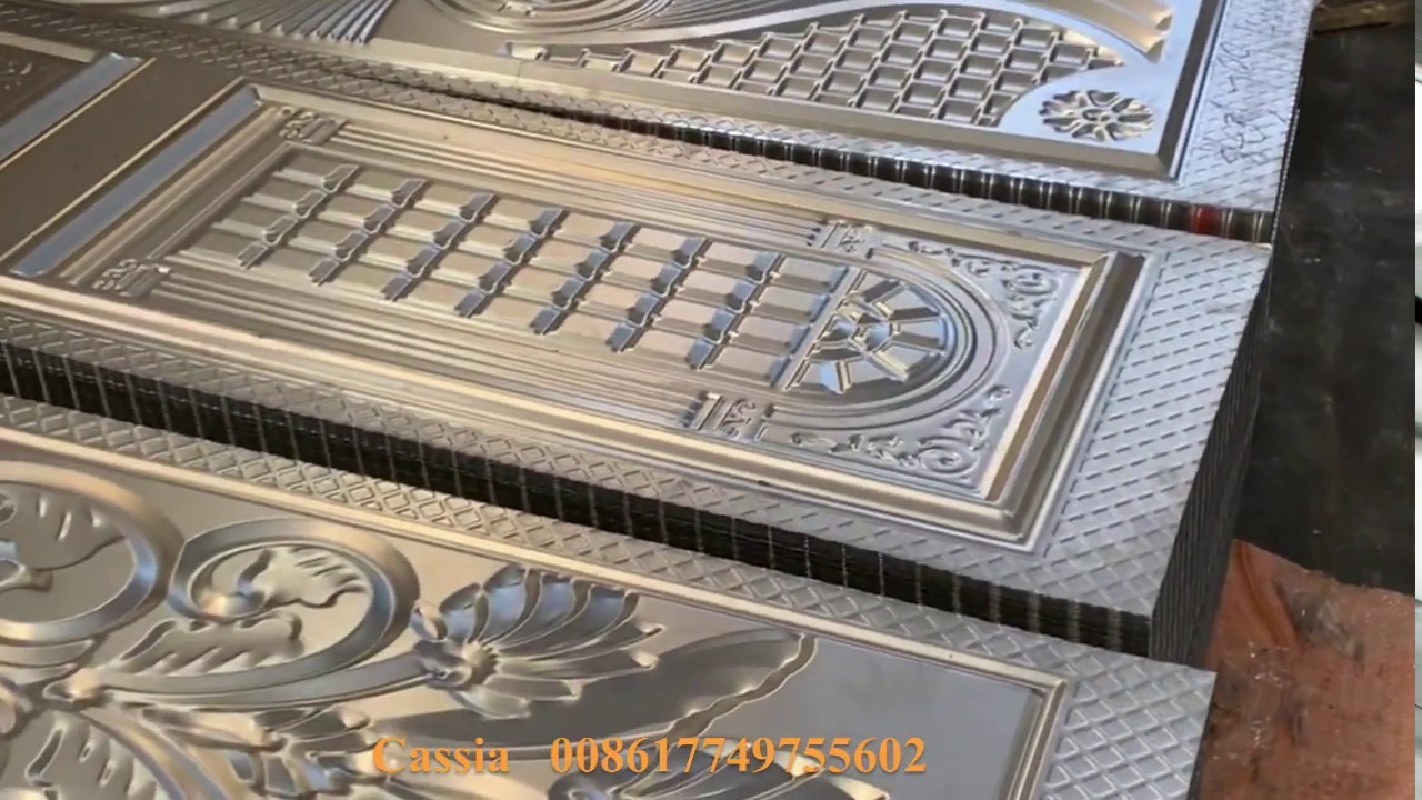 embossed metal door panels, new metal door design YouTube