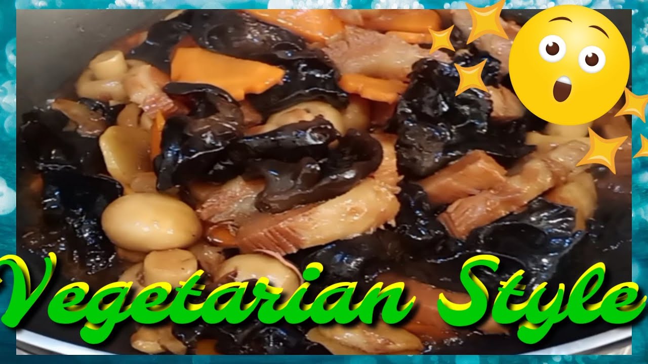 CHINESE COOKING WOOD EAR MUSHROOMS WITH PORK BELLY, & CARROTS/ EASY AND