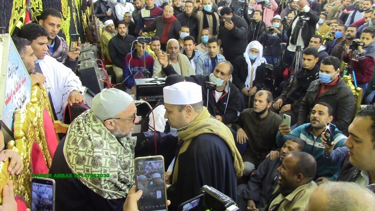 خشوع وروحانيات واحساس فوق الخيال الشيخ على شميس عزاء والدة الشيخ محمود صابر