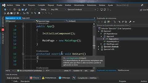Introducción a Xamarin Forms parte 1